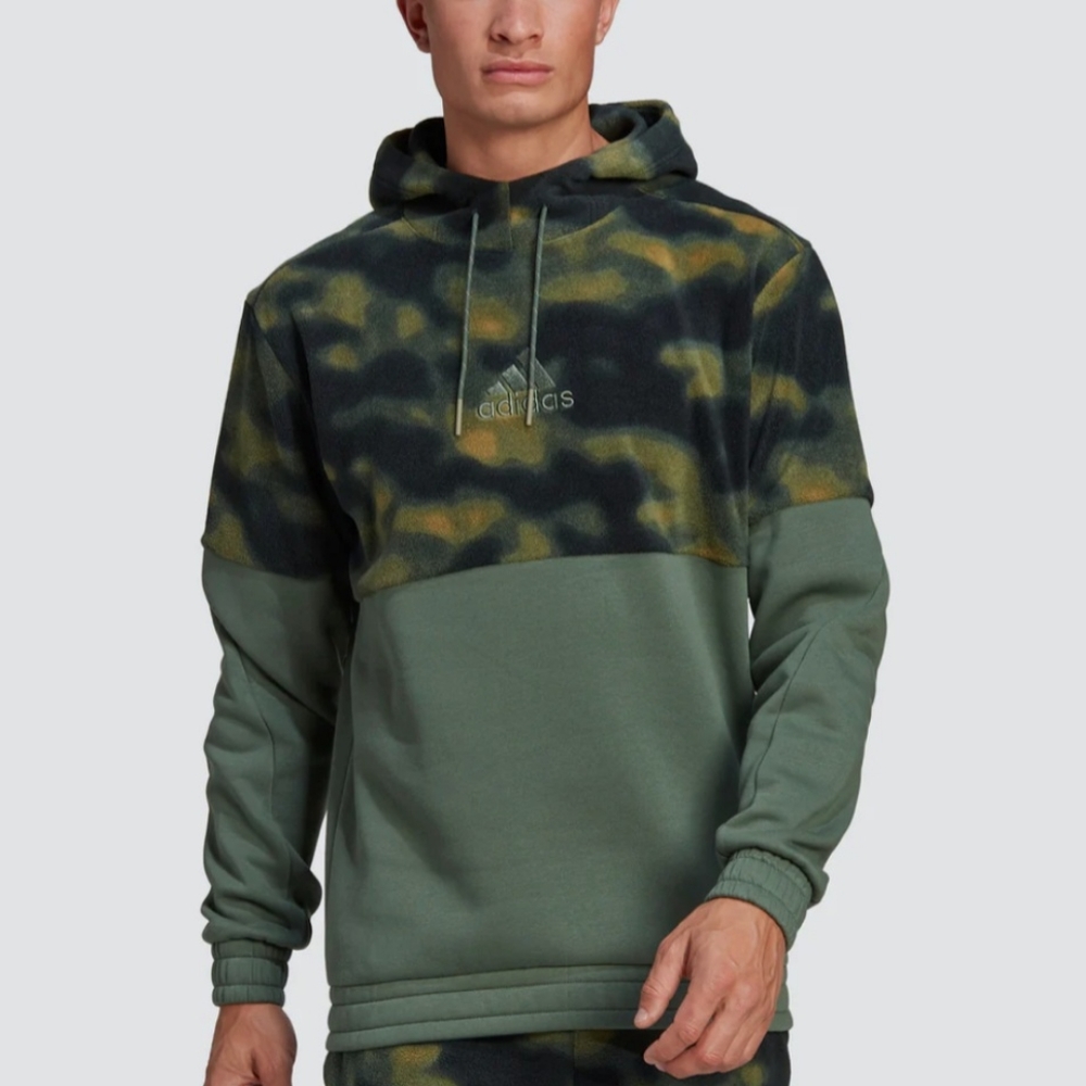 Adidas Polar Fleece Nature Hoodie Orbit Green